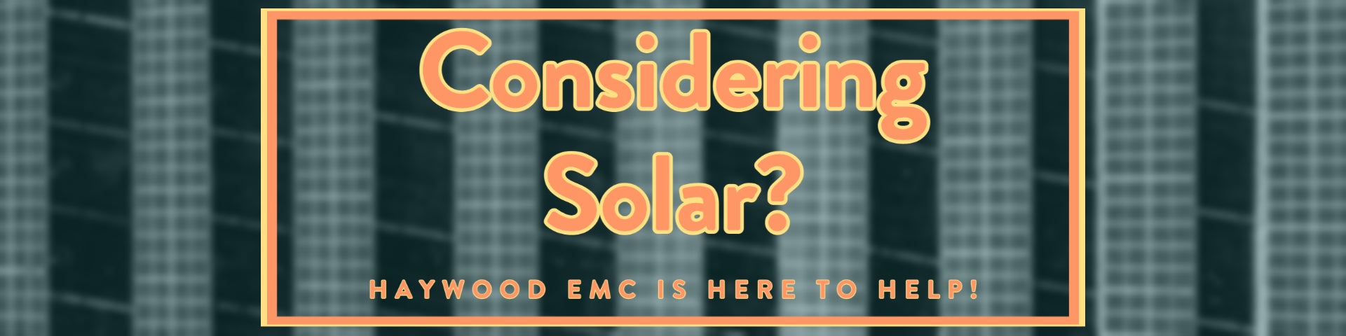 considering solar